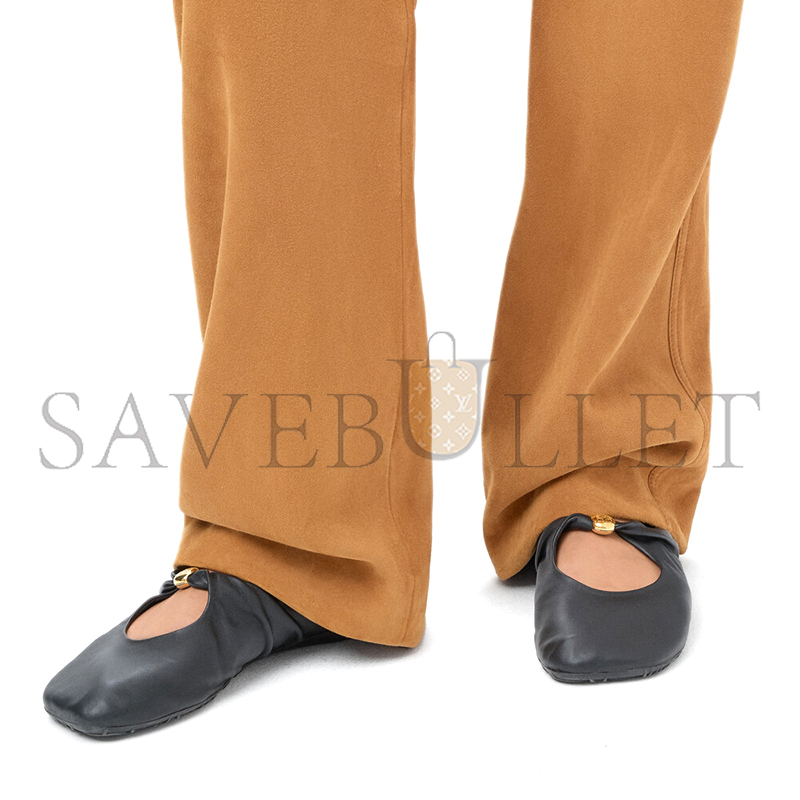 LOEWE PEBBLE SOFT BALLERINA IN NAPPA LAMBSKIN L815466X46 LOEWE PEBBLE SOFT BALLERINA IN NAPPA LAMBSKIN L815466X46